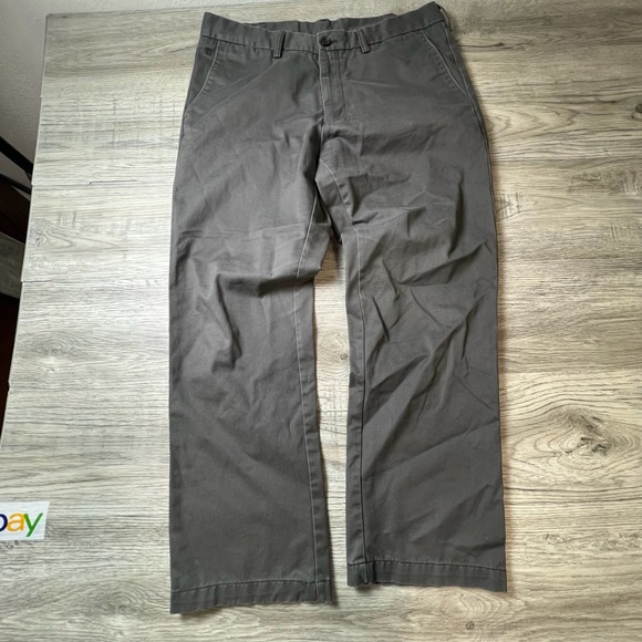 Haggar Other - Haggar Chino Pants Mens 36x30 Gray Cotton Twill Straight Leg Casual Workwear